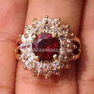 Cincin Batu Permata Merah